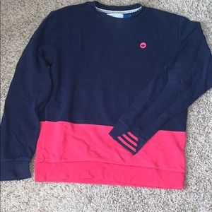 Color block adidas original sweatshirt